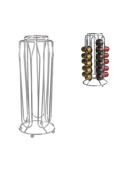 Aneliz Metal holder for 30 coffee capsules 9.5 x 25 cm
