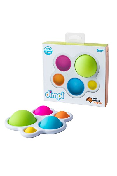 FABBA TOYS لعبة تطور مونتيسوري للأطفال من فات برين تويز TFB192 بأزرار ديمبل ديو