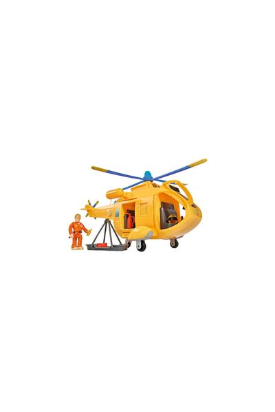 Mercaton Simba Fireman Sam Wallaby II helicopter with figure and accessories
