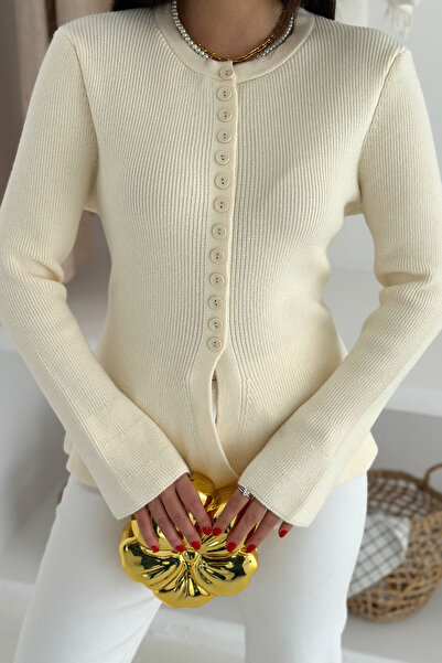 Noa Noa Γυναικεία ζακέτα με 12 κουμπιά Premium Knitwear – Κομψή & απαλή υφή