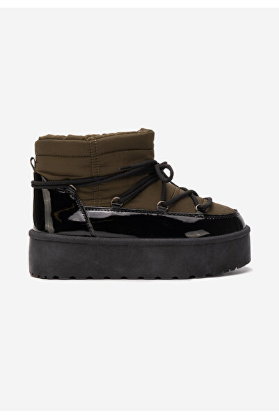 B T Shoes Zelené dámské sněhule Ludiana