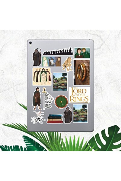 Hediyeni Al Yüzüklerin Efendisi Seri 1 Sticker Seti | Laptop Ajanda Notebook ...