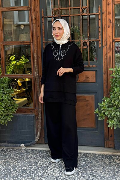 Ceremony Pantolonlu Takım W-6913 Siyah