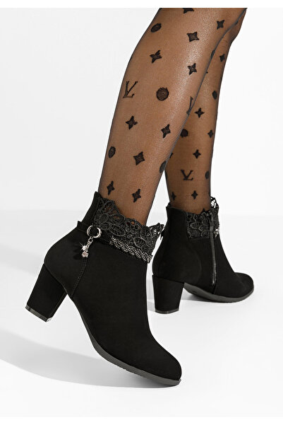 B T Shoes Γυναικεία Μποτίνια Cardinala Μαύρα