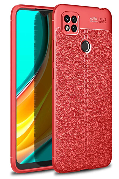 NewFace Sptrns Xiaomi Redmi 9C Case Auto Focus Cover (112830) - Red