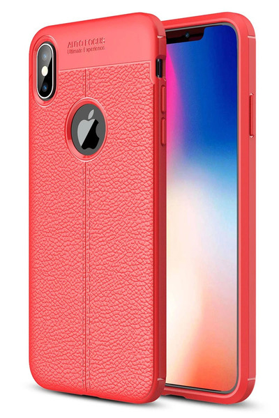 NewFace Ds-Derin iPhone X Case Auto Focus Cover - Red