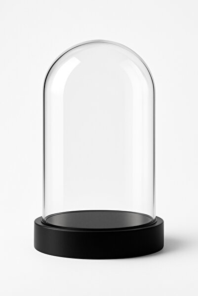 etxShop Ters Fanus Plastik Taban Mika Cam