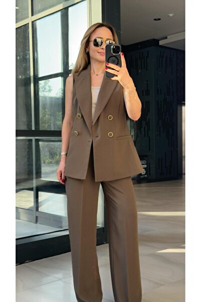 FEMİAS Pant with Straight Legs and Pockets