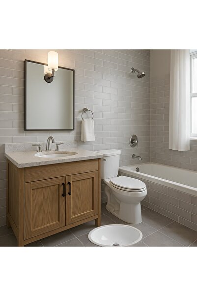 Turavit Hilton Oval Tezgah Altı Lavabo 37x47 cm 5017