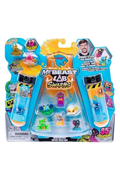 Moose Toys Set figurine mini Mr. Beast Lab Swarms, MOOSE TOYS, 12 pachete, 3 cm, sortiment 4