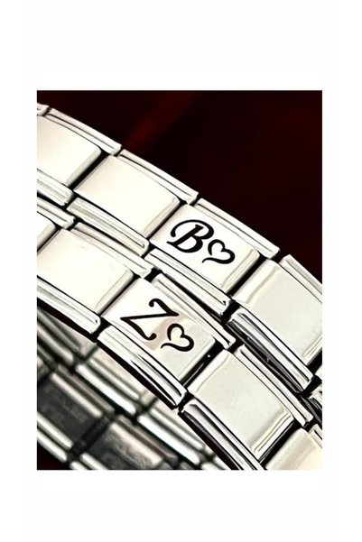 TAŞ DEVRİ HEDİYELİK Fire and Water Couple Bracelet Italian Couple Bracelet