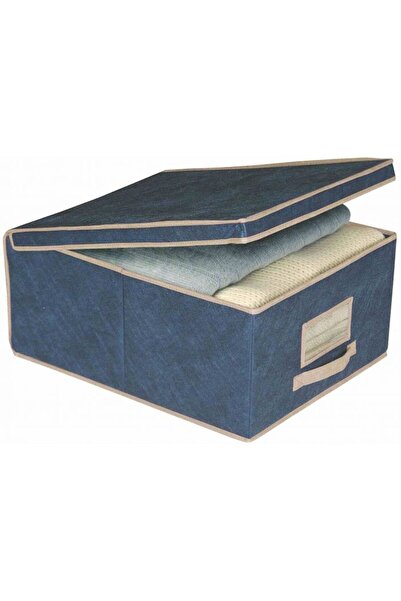 Ordinett Large Storage Box 50 x 40 x 25 cm TNT Blue