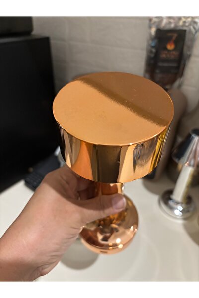 SEVEN7 Dokunmatik lamba gold gümüş bronz yuvarlak
