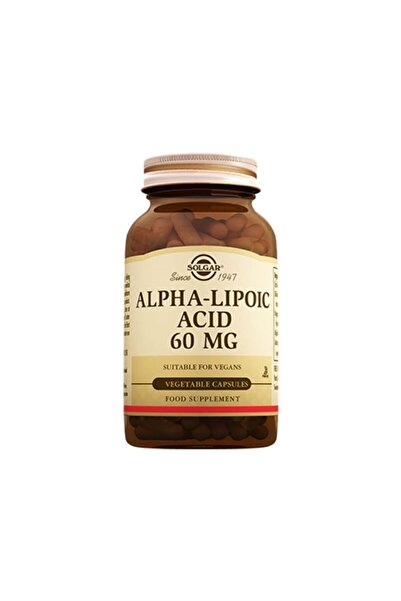Solgar حمض ألفا ليبوك 60 مجم 30 كبسولة