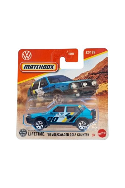 Matchbox Masinuta 90' Volkswagen Golf Country, Albastru, :64