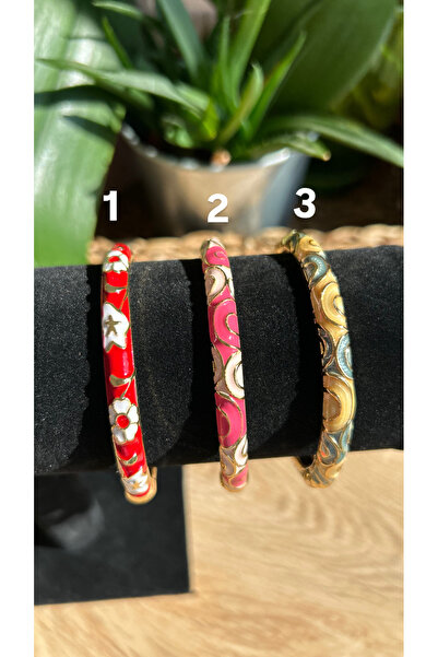 AYLAKAYA Number 1 Enamel Bracelet (Red)