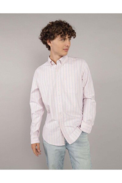 AMERICAN EAGLE AE Slim Fit Everyday Oxford Button-Up Shirt