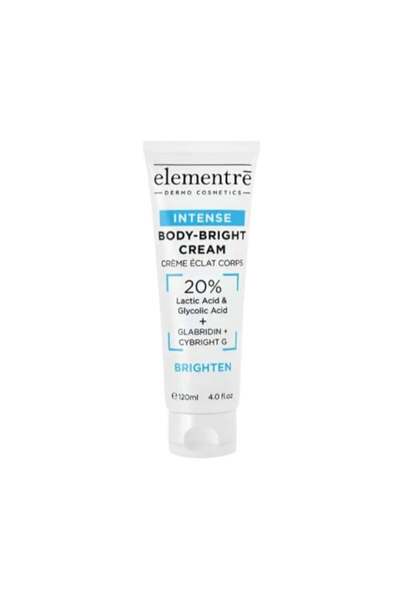 elementre إلمنتري بودي برايت كريم تفتيح الجسم المكثف Body Bright 20% Body Whitening Cream 120ml