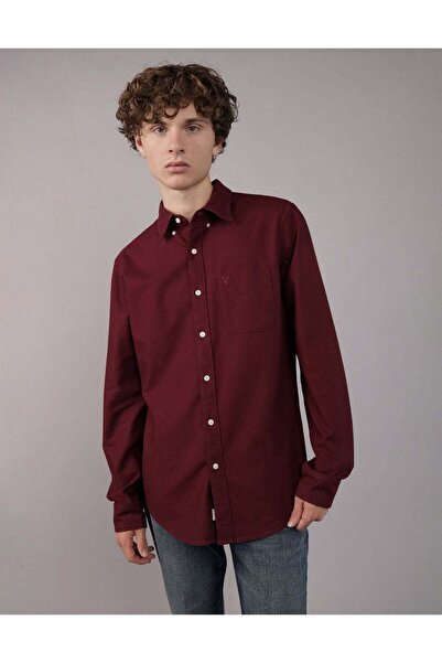 AMERICAN EAGLE AE Slim Fit Everyday Oxford Button-Up Shirt