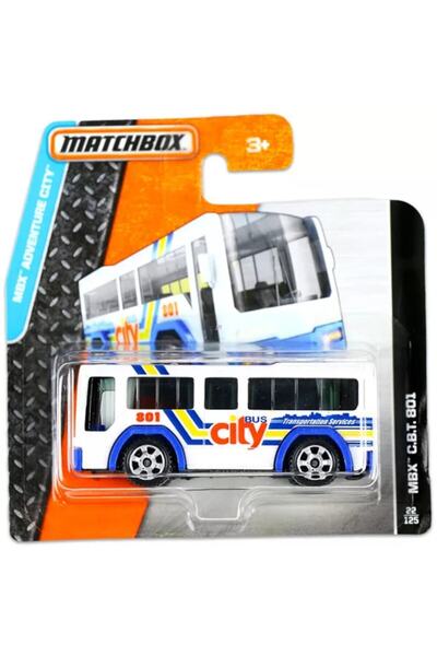 Matchbox Masinuta metalica MBX C.B.T 801, MBX Adventure City, Colectia 2016, Alb, 1:64
