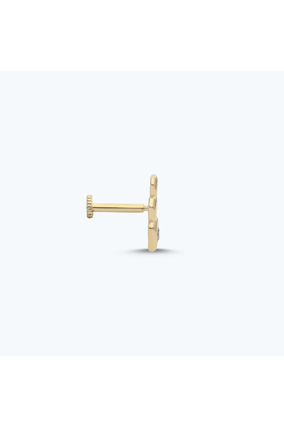 Altınbaş Altın Tragus Kalp Piercing