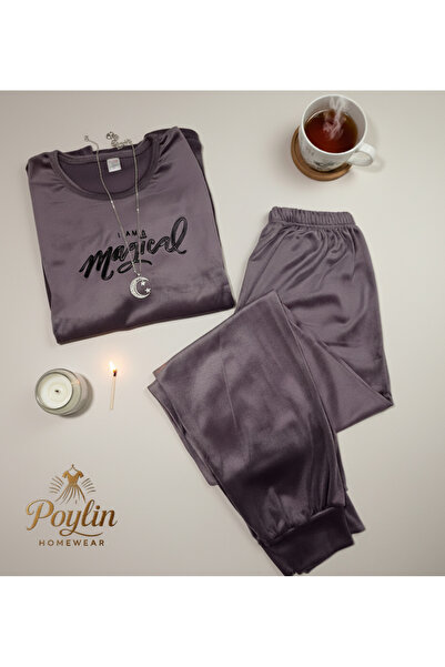 BOYRAZ FRANSIZ KADİFE PİJAMA TAKIM