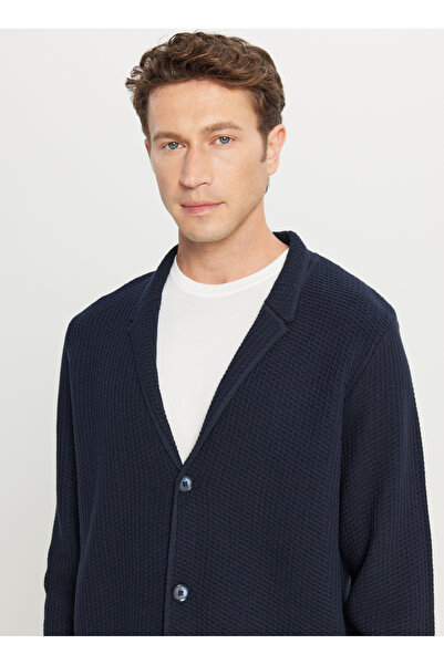 ALTINYILDIZ CLASSICS Mono Yaka Standart Lacivert Erkek Kazak ACE049261282_LAC