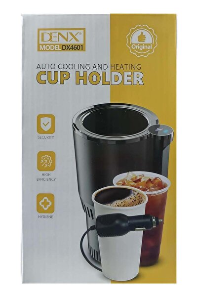 Denx حامل أكواب السيارة للتدفئة والتبريد التلقائي 12 فولت
