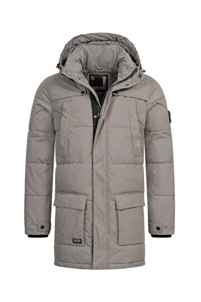 Alessandro Salvarini A. Salvarini Herren Winterjacke lang mit Teddyfell gefüttert AS458