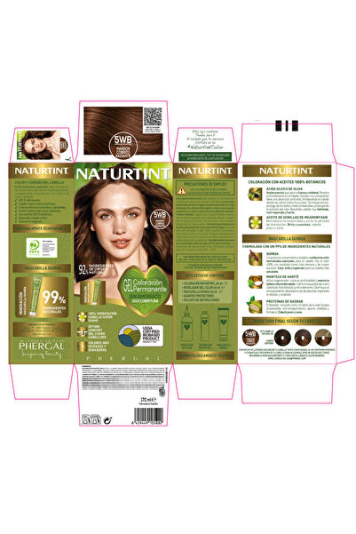 NATURTINT Ammoniakfreie Farbe #5wb-radiant Copper Brown 170 ml