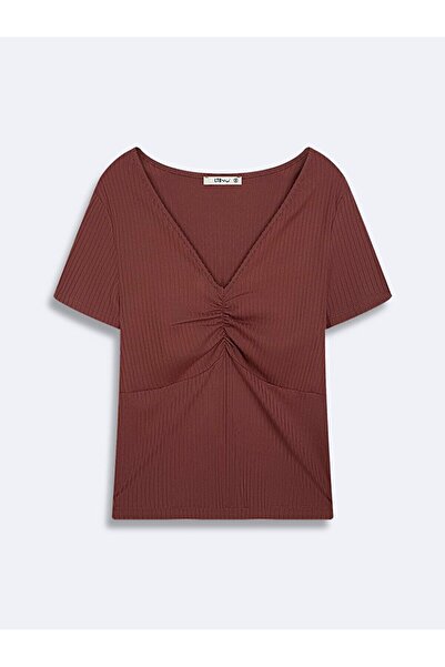 Ltb Μπλουζάκι Coffee Color