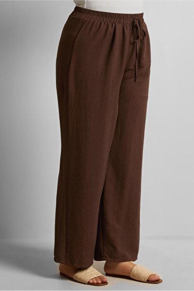 Alvina Wide Leg Large Size Pants 70861