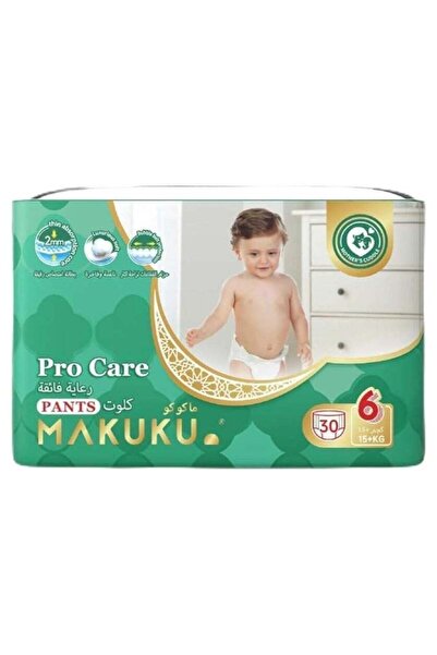 MAKUKU Pro Care Pants Diapers Size 6 15+kg 18-24months 30 Diapers