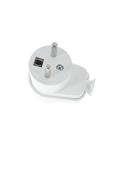 OEM Angled plug with socket, WT-16G 40306, white