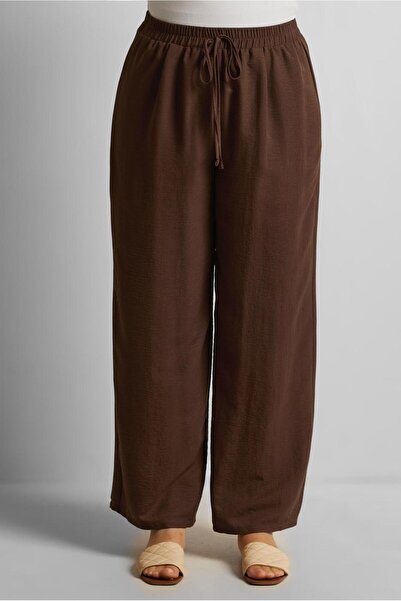 Alvina Wide Leg Large Size Pants 70861
