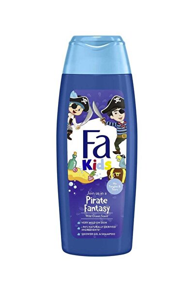 Fa Kids Shower Gel And Shampoo Wild Ocean Scent 250ml