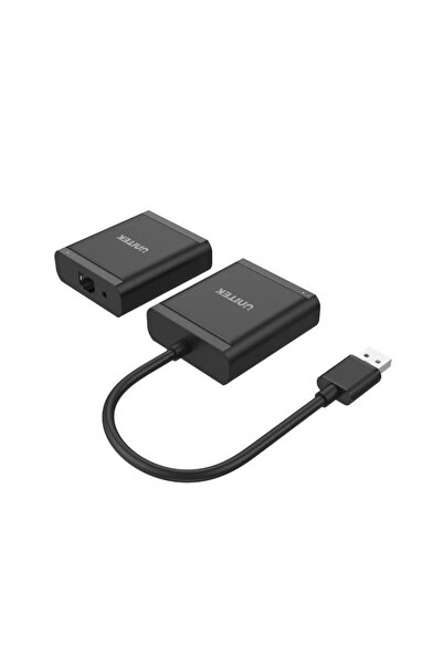 Unitek 4 Ports USB 2.0 Extender Over Cat 6/ Cat 5e, Black | Y-2516