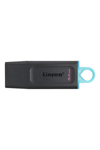 Kingston DataTraveler Exodia USB memory 64GB, USB 3.2, Black/Teal