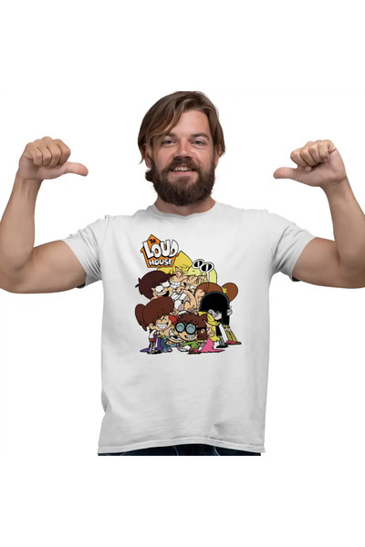 OEM Мъжка тениска с герои от Loud House