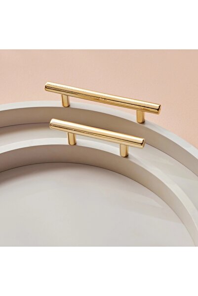 Generic Luxe Wooden Serving Tray - 35 cm