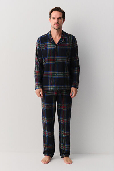 SUWEN Matthew Erkek Maskülen Pijama Takımı