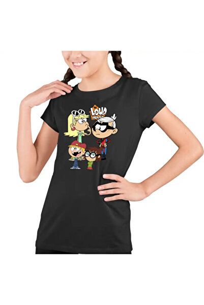 OEM Детска тениска за момичета „Шумната къща Линкълн“ - супергерой