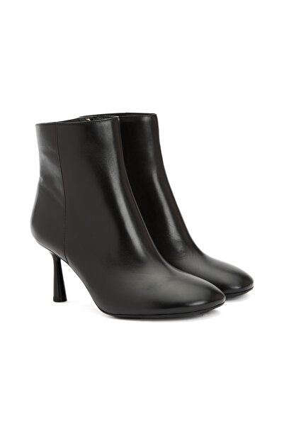 Dıvarese Siyah Kadın Deri Bot