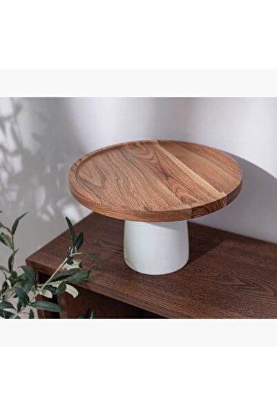 Generic حامل كيك على شكل ورقة شجر - 30 سم