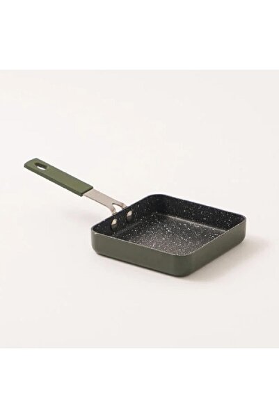 Alberto Green square pan with silicone handle 12*12*2 cm