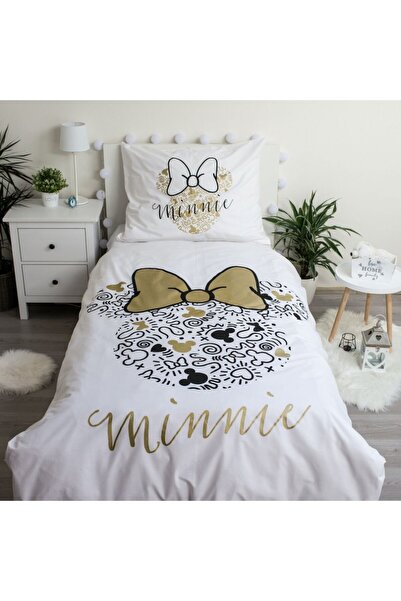 Minnie Mouse Disney Minnie Bedding Set Gold 140×200cm, 70×90 cm