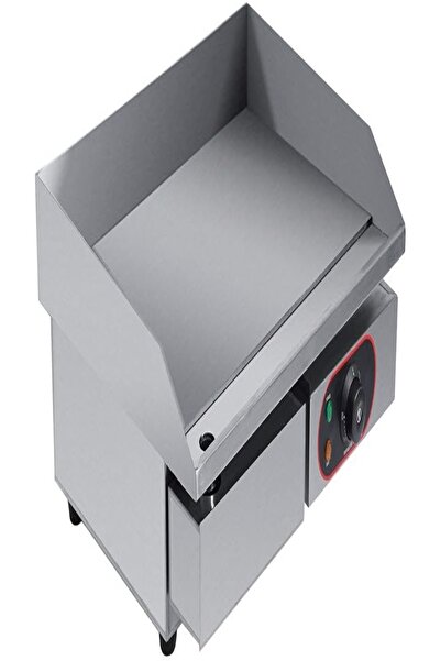 A.E NOALED Frying Griddle Electric, Electric Countertop Stainless Steel with a Large Hot Heating Pan Pla