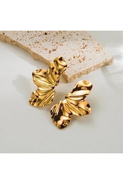 Pursehuit Σκουλαρίκια σε χρυσό χρώμα, κατασκευασμένα από ανοξείδωτο ατσάλι, σ...