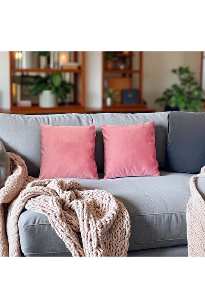 PATRU ANOTIMPURI Set of 2 pillowcases 40 x 40 cm, velvet material