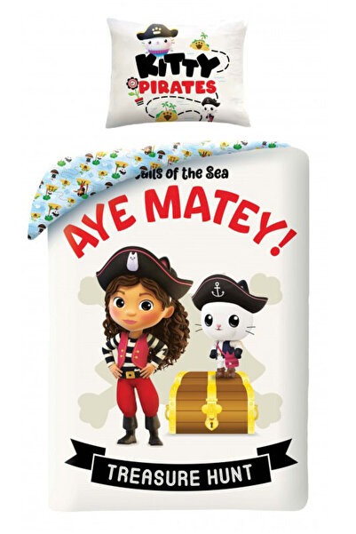 Gabby's Dollhouse Σετ κλινοσκεπασμάτων Treasure Hunt 140×200cm, 70×90 cm